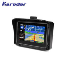 KARADAR New waterproof motorcycle GPS navigator 4.3 inch with 360 degree handlebar holder Resistive touch screen 8G flash 2024 - buy cheap