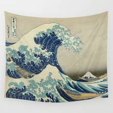 The Great Wave Off Kanagawa Wall Tapestry Wall Decor Coverlet Blanket Sheet Throw Table Cloth Comfort Tapestries Home Decoration 2024 - buy cheap