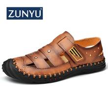 ZUNYU-sandalias de verano para hombre, zapatos transpirables de playa para exteriores, suaves, antideslizantes, clásicos 2024 - compra barato