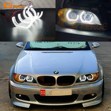 For BMW 3 Series E46 Coupe Cabrio Convertible 2004 2005 2006 LCI DTM Style Ultra Bright Led Angel Eyes Halo Rings Day Light 2024 - buy cheap