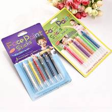 6 Colors Face Body Painting Pencils Paint Crayon Pen Stick Splicing Structure For Christmas Halloween Party Makeup Decoration 2024 - buy cheap