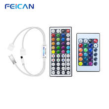 LED Strip RGB Controller 12V LED Dimmer Light Color Control 44Key IR Remote Controller for LED Diode Tape Backlight Neon Ribbon 2024 - buy cheap