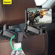 Baseus Car Back Seat Hook Hanging Storage Mount Holder Mobile Phone 4.0-6.5 inch Universal 360 Rotation Auto Car Phone Holder 2024 - купить недорого