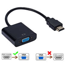 HD 1080P Digital to Analog Converter Cable HDMI-compatible to VGA Adapter For PS4 PC Laptop TV Box to Projector Displayer 2024 - buy cheap