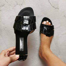 Sandalias planas con punta abierta para mujer, zapatos informales de playa, calzado de verano 2024 - compra barato