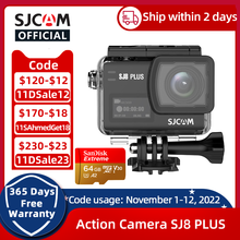 Оригинальная Экшн-камера SJCAM SJ8 Plus, 4K, 30fps, Wi-Fi, дистанционное управление, Ultra HD, экстремальные виды спорта, водонепроницаемая 2024 - купить недорого