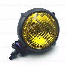 Retro Black Headlight Lamp For Harley Honda Kawasaki Suzuki Yamaha BMW Triumph 2024 - buy cheap