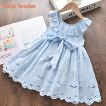 Bear Leader Girls Elegant Dresses 2022 New Summer Kids Party Costumes Girl Floral Princess Outfits Children Vestidos Clothing 2024 - buy cheap