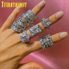 Anel de apoio formato de pera rosa, anel feminino de ouro rosa sem gancho corte completo joia estilosa de luxo 2024 - compre barato