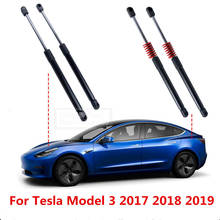 2X Front/Rear Car Trunk Engine Tail Gate Tailgate Boot Gas Spring Shock Lift Struts Support For Tesla Model 3 2017 2018 2019 2024 - buy cheap