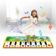 3 вида стилей больших Размеры Детские Музыкальный коврик игрушки рояля для работы в режиме воспроизведения музыки коврик для детей раннего обучения подарки для детей 2024 - купить недорого