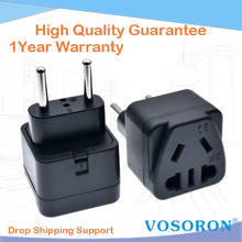 EU Travel Plug 2 IN 1 EU European To Chinese Universal AU 2 Pin Universal Travel Adapter Plug Converter Socket Small Plug 2024 - buy cheap