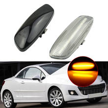 Luz intermitente secuencial para coche, señal LED dinámica de alta calidad, para Peugeot 207, 308, 3008, 5008, RCZ Partner, Citroen C3, C4, C5, DS3, DS4 2024 - compra barato