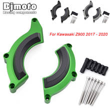 BJMOTO-cubierta verde del estator del motor, Protector deslizante para Motos, para Kawasaki Z900 2017 2018 2019 2020 2024 - compra barato