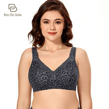 Women's Lace Plus Size Cotton Bra Plus Size Wire-Free Non-Foam Comfort Sleep Full Coverage 2024 - buy cheap