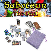 Saboteur jogos de cartas para 2 jogadores, jogo de tabuleiro divertido de mesa para jogo de viagem para tabuleiro eiro 2024 - compre barato
