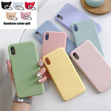 Phone Case Soft Plain TPU Silicone Cover For Huawei Nova 7 6 5 4 4E 3E 3i 3 SE Candy Color For Huawei Nova 7i 5i PRO 6SE 7SE 2024 - buy cheap