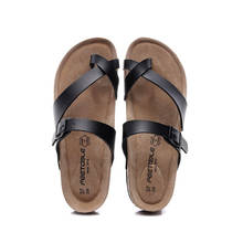 Cork Slippers Women Summer New Style Korean Fashion Flip Flops All-Match Angle Sandals Set Toe Beach Slippers Ladies slides 2024 - buy cheap