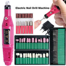 Professional Nail Drill Machine Electric Manicure Milling Cutter Set Nail Files Drill Bits Gel Polish Remover Tools TRHBS-011P-1 2024 - buy cheap