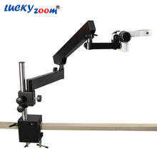 Metal Table Clamp Stereo Stand Microscope Articulating Arm Stage 76MM Head Holder Binocular Trinocular 2024 - buy cheap