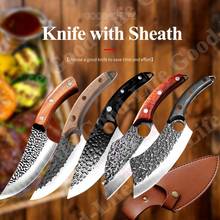 Forged Boning Knife Butcher Knife Kitchen Chef Knives Forged Stainless Steel Meat Cleaver Butcher Vegetable Cutter Slicer 2024 - buy cheap