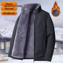 MANTLCONX Men's Winter Coats Warm Thick Fleece Parka Men's Jackets and Coats Windbreak Parka Men's Winter Jackets Male Coat 2022 2024 - buy cheap
