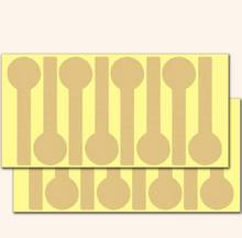200pcs/lot multi blank kraft DIY gift seal sticker lollipop shape decorative adhesive sticky package label for baking whoesale 2024 - buy cheap