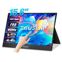 15.6inch touch panel portable monitor usb type c HDMI-compatible computer touch monitor for ps4 switch xbox one laptop phone 2024 - купить недорого