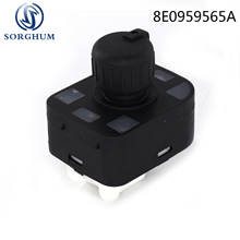 Sorghum 8ED959565A 8E0959565A Side Mirror Switch Control Adjust Knob with Floding For AUDI A3 A4 S4 B6 B7 A6 S6 C6 TT SEAT Exeo 2024 - buy cheap
