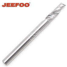3.175*8 Soild Carbide One Spiral Flute Bits / Cutting Acrylic Tools / Wood cutter 2024 - buy cheap