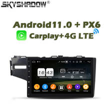 Sem fio carplay px6 android 11.0 4gb + 64 leitor de dvd do carro rds rádio gps rds rádio wifi bluetooth 5.0 para honda apto 2014 2015 2024 - compre barato