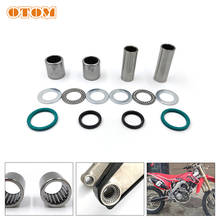 OTOM Motorcycle For HONDA CRF250R 450R 450X Swing ARM Bearing Kit Roller Oil Seal Bushing Flat Fork Motocross Maintenance Parts 2024 - buy cheap