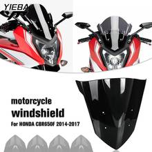  Motorcycle Accessories Black Windshield Windscreen Deflector For HONDA CBR650F CBR 650 F CBR650 F CBR 650F 2014 2015 2016 2017 2024 - buy cheap