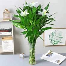 Flores artificiais de bambu, simulação criativa de flores, faça você mesmo, acessórios de arte para decoração de flores caseiras 2024 - compre barato