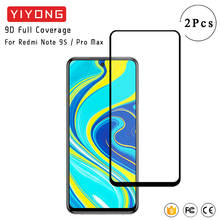 Yiyong 9d cobertura completa de vidro para xiaomi redmi nota 9s 9 pro max protetor de tela de vidro temperado para xiomi nota 9 9s 8t 8 pro 9a 9t 2024 - compre barato