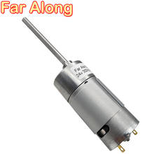 Long Shaft Electric DC Gear Motor 12V 24V Low Noise 166-800RPM DC High Torque Adjustable Speed Reversed In DC Motor 2024 - buy cheap