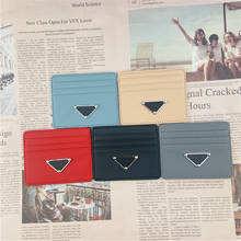 Fashion Slim Minimalist Wallet PU Leather Credit Card Holder Short Purse Leather ID P Card Holder Bank Multi Slot Card 2024 - buy cheap