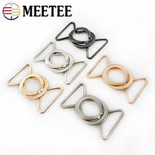 Meetee-Botones de Metal ID23/31/40mm, hebillas combinadas para bolsas de ropa, botones, accesorios para manualidades de costura, 2/5 Uds. 2024 - compra barato