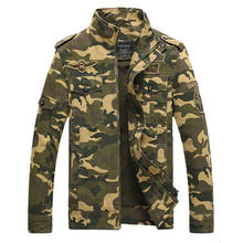 Jaqueta militar masculina com camuflagem, casaco militar, jaqueta e casacos, roupas masculinas, algodão militar 2024 - compre barato