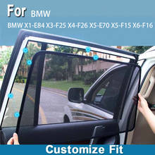 Magnetic Car Front Side Window Sunshade For BMW X1-E84 X3-F25 X4-F26 X5-E70 X5-F15 X6-F16 Sun Shield Sun Shade Car Curtain 2024 - buy cheap