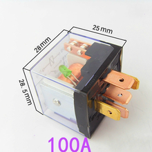 Relé para farol de carro, 5 peças, contato duplo, 4 pinos, 5 pinos, quatro plugues 5, tomada alta potência, transparente, à prova d' água, carro relé 100a 2024 - compre barato