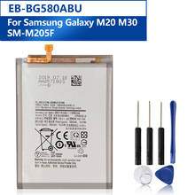 Replacement Battery  EB-BG580ABU For Samsung Galaxy M20 M30 SM-M205F Replacement Phone Battery 5000mAh 2024 - buy cheap