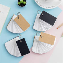 100sheets Loose-leaf Memo Pads Ring Buckle Notebook Word Book Card Note Pads School Office Writing Pad Paper Kawaii Stationery 2022 - buy cheap