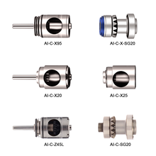 Peças de reposição série ai-max, cartucho de rotor dentário de baixa velocidade para led x95l/x25l/xsg20l, peça manual contra ângulo 2024 - compre barato