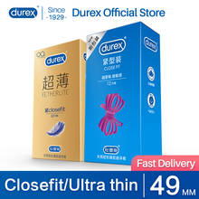 Durex-condón fino de látex Natural para hombre, funda de pene para adulto, Juguetes sexuales seguros, 30 Uds. 2024 - compra barato