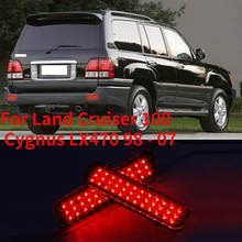 CAPQX For Land Cruiser 100 Cygnus LX470 98 -  07 Rear Bumper LED Tail Light Reflector Fog Light Brake Light Parking Warning lamp 2024 - buy cheap