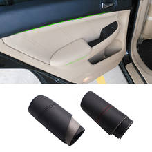 Panel de protección para Reposabrazos de puerta Interior, embellecedor de piel de microfibra para Honda Accord 7th Gen 2003, 2004, 2005, 2006, 2007, 4 Uds. 2024 - compra barato