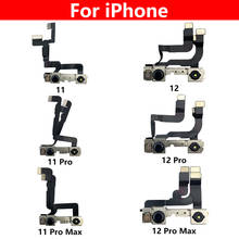 Original Small Front Camera Replacement Flex For Iphone 11 12 Pro Max Face Front Facing Camera Flex Cable No Face ID Parts 2024 - buy cheap