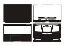 Pegatina de fibra de carbono para portátil, Protector de piel para MACHCREATOR-MCi1, 15,6" 2024 - compra barato
