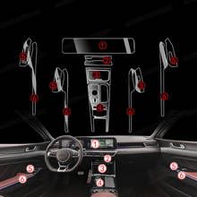 HD transparent car dashboard screen interior gear anti-scratch protector film sticker for kia optima k5 2020 2021 2022 panel 2024 - buy cheap